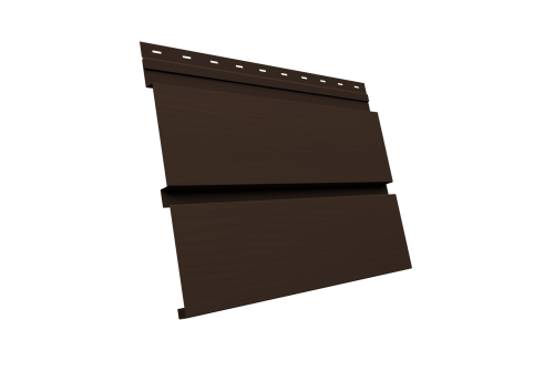 Квадро Брус 3D Grand Line 0,5 Velur X с пленкой RAL 8017 шоколад