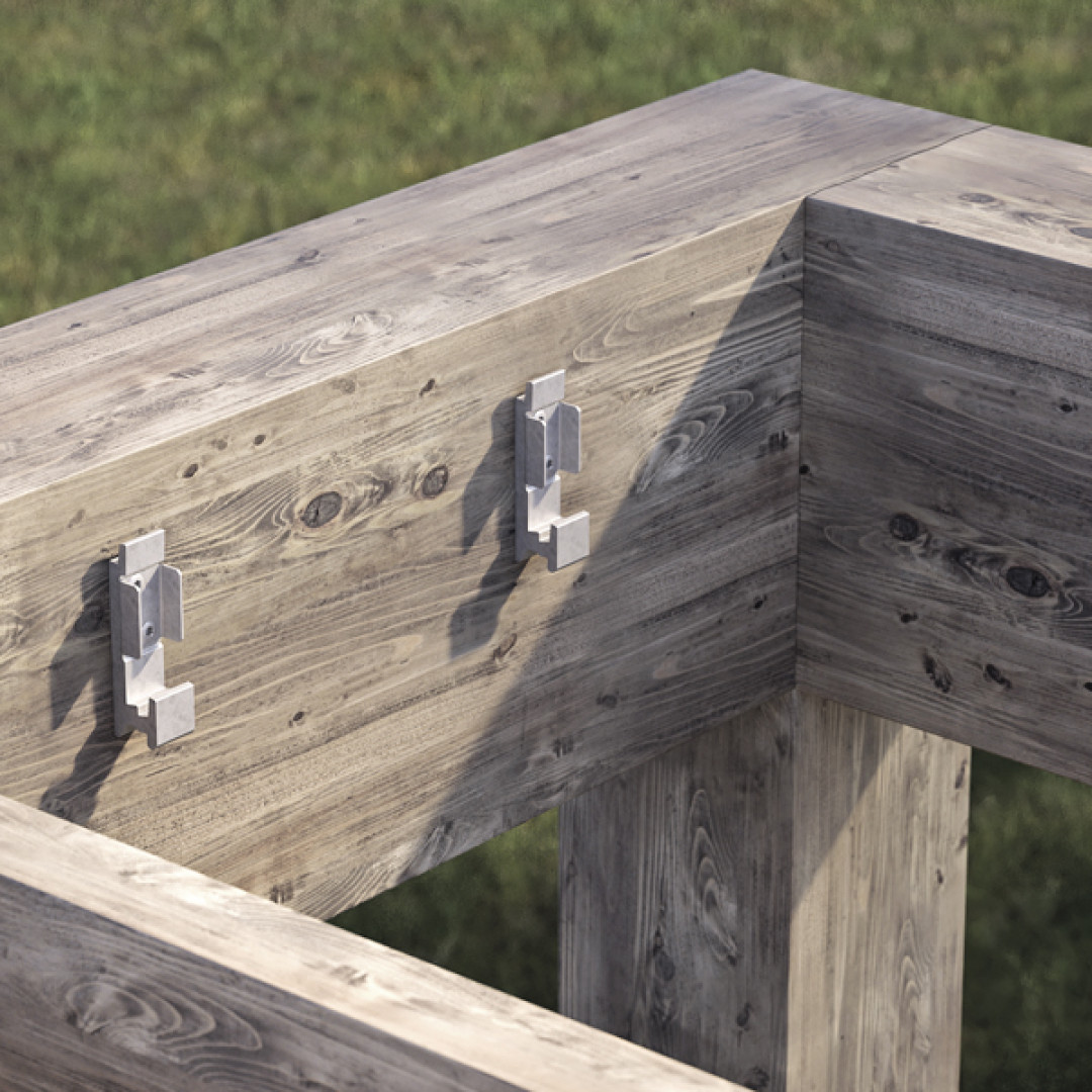 Соединитель LOCK T дерево-дерево 35x80x20  (2 шт)