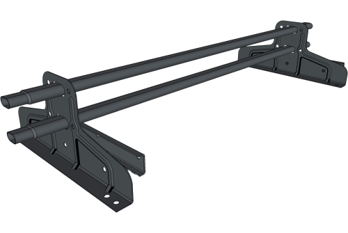 Снегозадержатель трубчатый для фальца Premium 40х20 RAL 7024 (1м) оцинкованное