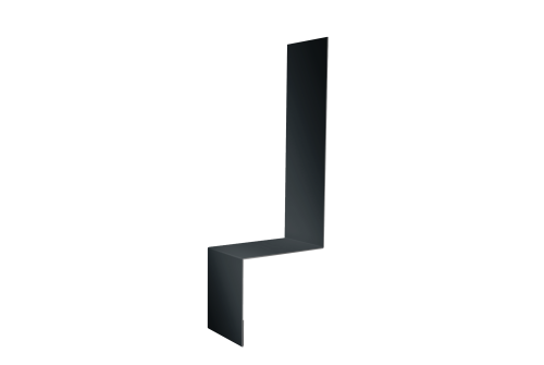 Планка примыкание боковое фальц Grand Line 0,45 Drap ST RAL 7016 антрацитово-серый (2м)