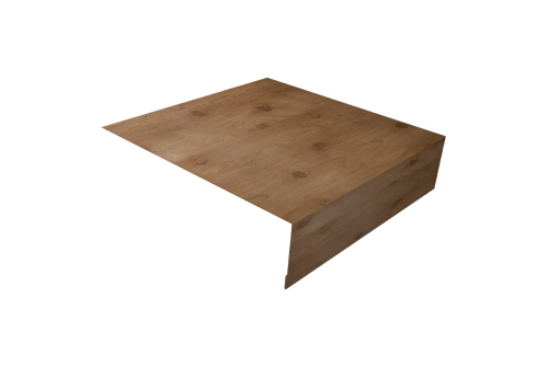 Планка околооконная простая 200х50 Grand Line 0,45 Print Premium Pine Wood Fresh (2м)