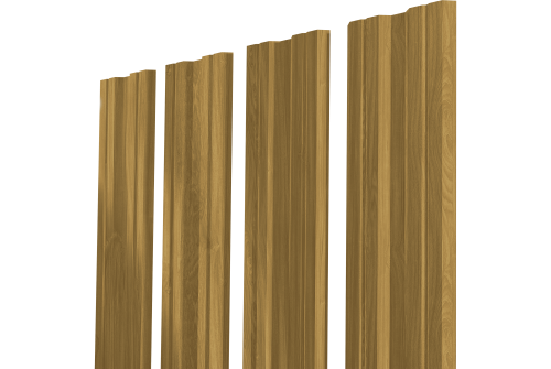 Штакетник Twin XL с прямым резом Grand Line 0,45 Print Elite Honey Wood TwinColor