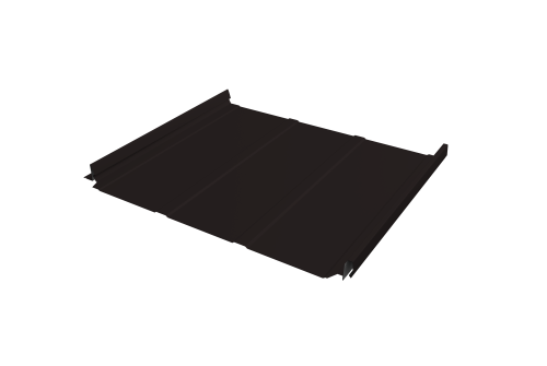 Кликфальц Pro Line Grand Line 0,5 Satin Matt TX с пленкой на замках RAL 9005 черный