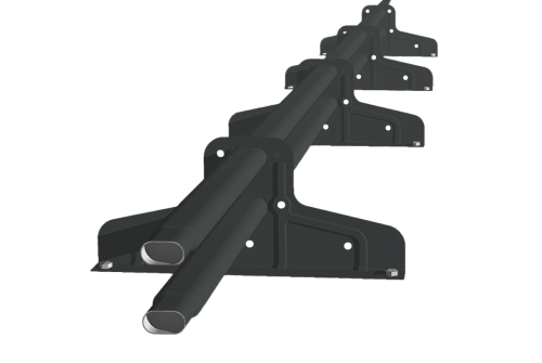 Снегозадержатель Стандарт Т4 d 40х20 RAL 7016 (3м)