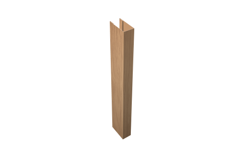 Стойка для забора жалюзи Texas (для калиток и ворот) Grand Line 0,45 Print Elite Honey Wood TwinColor (3м)