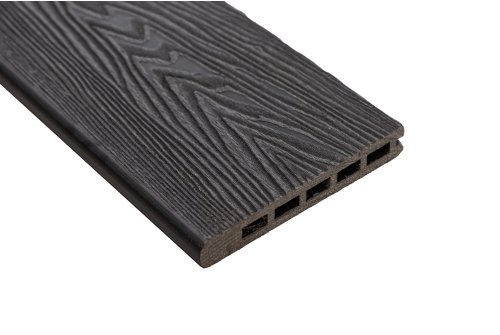 Доска-ступень старт ДПК Grand Line 160х22мм 3D Wood графит 4м