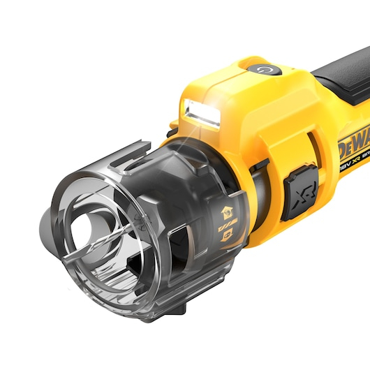 Аккумуляторный фрезер для гипсокартона DeWalt DCE555N-XJ