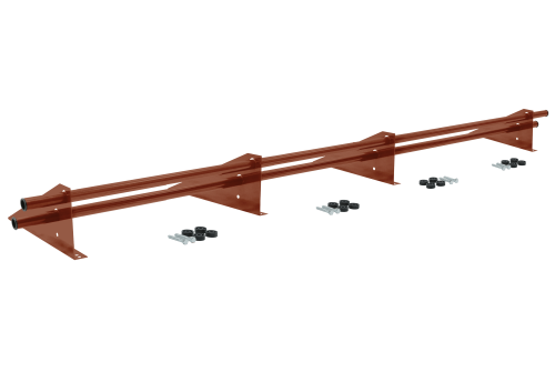 Снегозадержатель трубчатый универсальный Optima плюс RAL 8004 3м