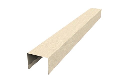 Крышка для забора жалюзи Palermo Grand Line 0,45 Print Elite Milky Wood TwinColor (2м)
