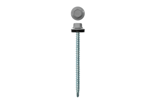 Саморез кровельный 4,8х70 (100шт) сверло №1 RAL 9006