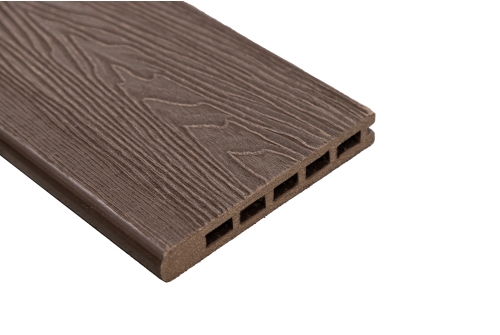 Доска-ступень старт ДПК Grand Line 160х22мм 3D Wood шоколад 3м