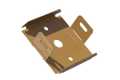 Универсальное точечное крепление для КР Ш50 Honey Wood Zn 0,45