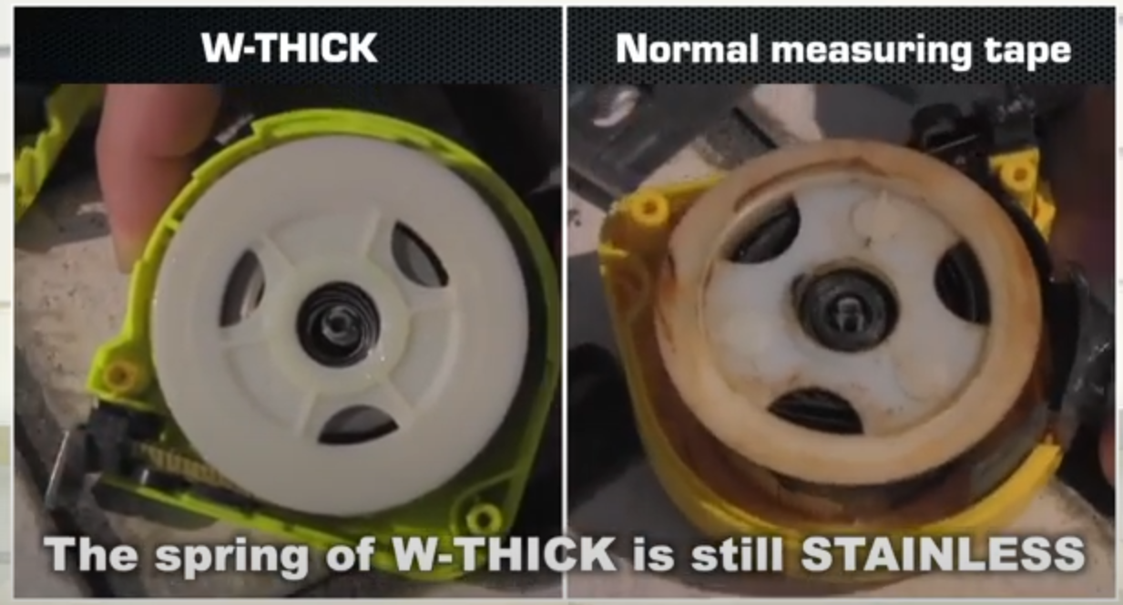 Рулетка влагостойкая Tajima W-THICK LOCK 5м х 25мм