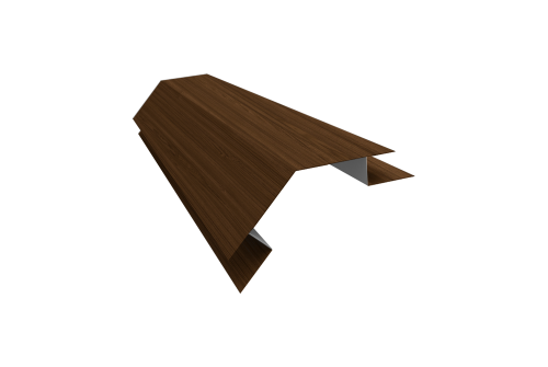 Планка угла внешнего сложного 135 градусов Блок-Хаус new Grand Line 0,45 Print Elite Choco Wood TwinColor (3м)