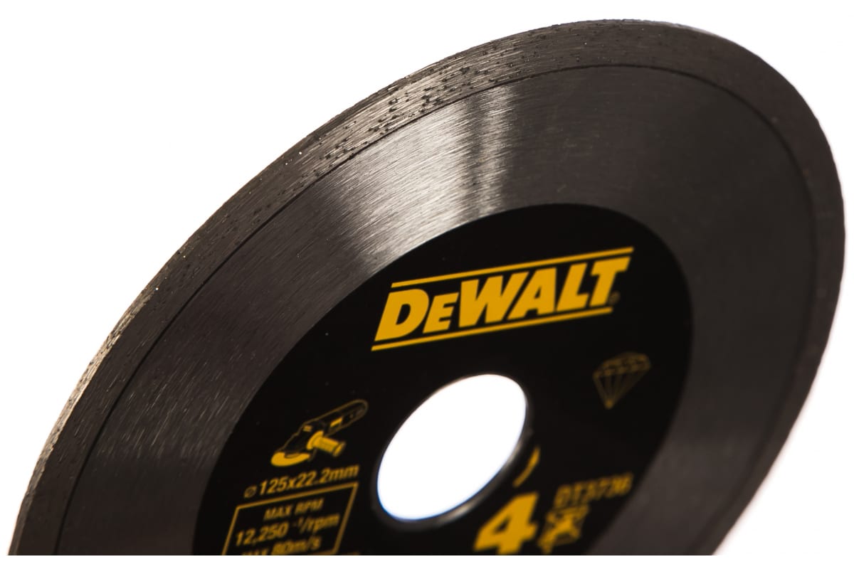 Алмазный диск сплошной DeWalt 125 мм DT3736