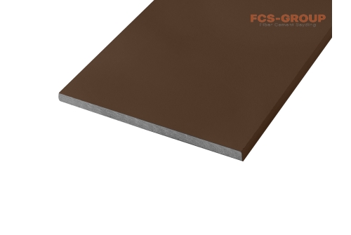 Фиброцементный сайдинг 190х10мм FCSPRO Smooth F21 коричневая глина (3м)