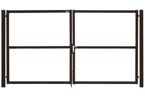 Ворота Colority Zinc Lock 1,8х4,0 RAL 8017
