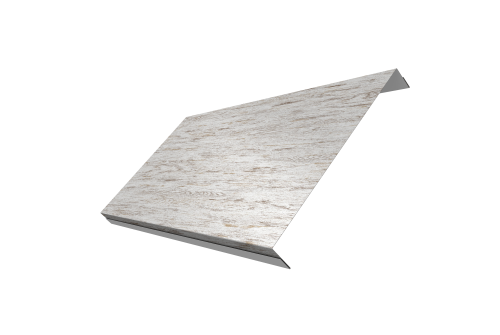 Ламель обратная 200 забора жалюзи Texas Grand Line 0,45 Print Elite Snow Wood TwinColor