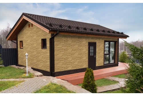 Фасадная панель Grand Line Камелот Classic песочный