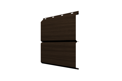 Софит металлический ЭкоБрус 0,345 Grand Line без перфорации 0,45 Print Elite Coffee Wood TwinColor
