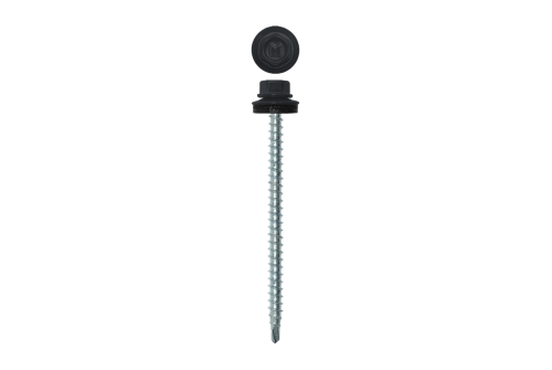 Саморез кровельный Daxmer 4,8х70 RAL 7024 (1250) сверло №1