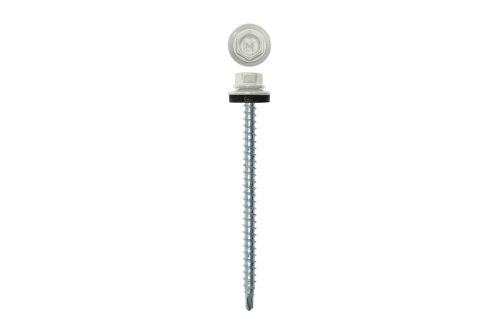 Саморез кровельный Daxmer 4,8х70 RAL 9002 (100) сверло №1