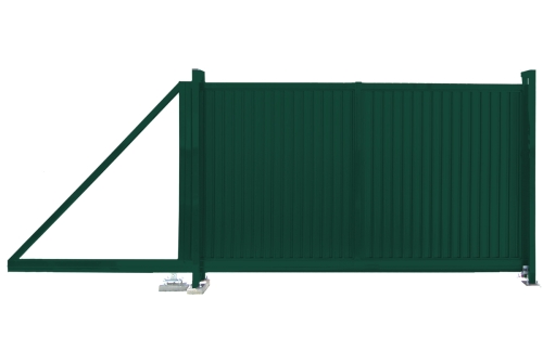 Ворота откатные Estet 2,0х3,5 RAL 6005