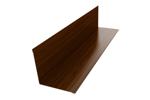 Угол внутренний 110х110 Grand Line 0,45 Print Elite Choco Wood TwinColor (3м)