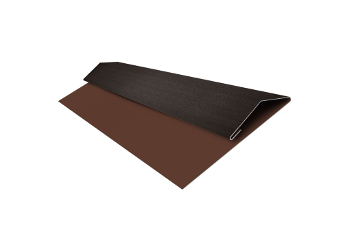 Планка стартово-финишная Экобрус Grand Line 0,45 Print Elite Coffee Wood TwinColor (3м)