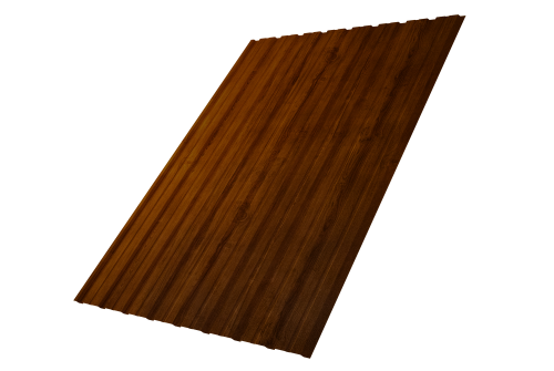 Профнастил С10B Grand Line 0,45 Print-Double Premium с пленкой Golden Wood Intense F