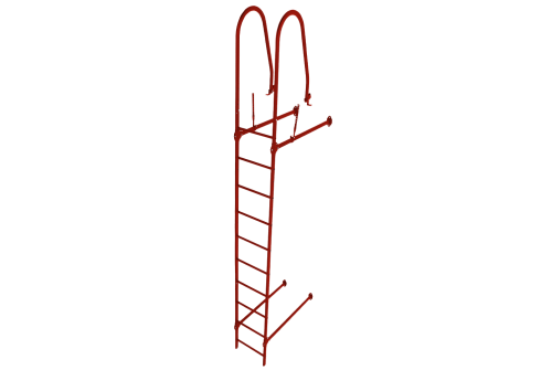 Лестница стеновая Grand Line RAL 3020 2,76м