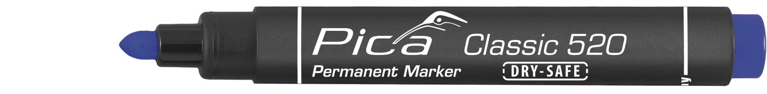 Маркер перманентный Dry-Safe Pica 520/41 синий