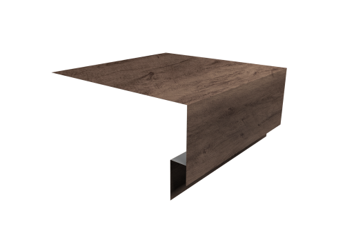 Планка околооконная сложная Экобрус Grand Line 250х75х25 0,45 Print Premium Almond Wood Fresh (3м)