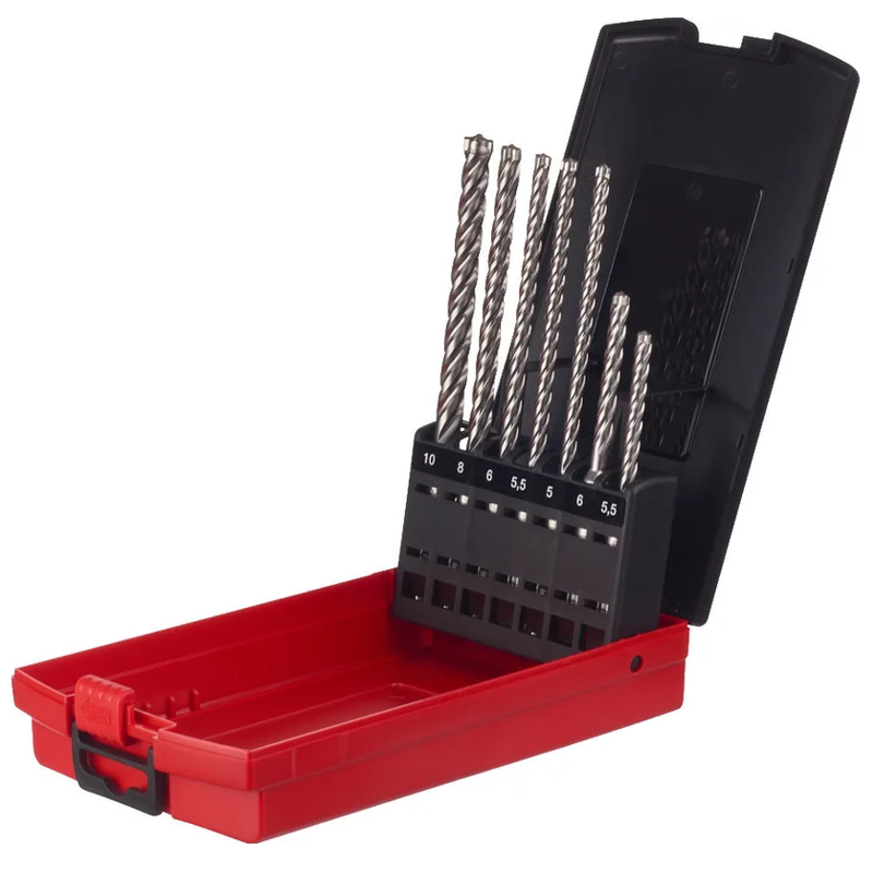Набор буров Milwaukee SDS+ MX4 Set 2 (7 шт) в кейсе