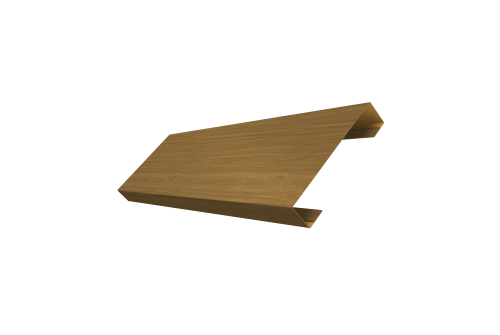 Ламель лицевая 100 забора жалюзи Texas Grand Line 0,45 Print Elite Honey Wood TwinColor