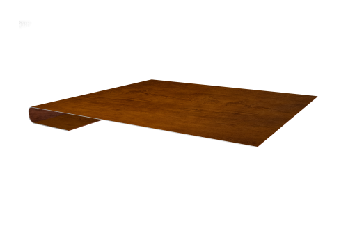 Планка завершающая Grand Line 0,45 Print-Double Premium Golden Wood Intense F (2м)