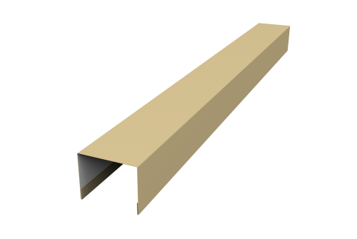 Крышка для забора жалюзи Palermo Grand Line 0,45 PE RAL 1014 слоновая кость (2м)