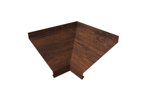 Угол отлива внутренний 150 Grand Line 0,4 Print Premium с пленкой Cherry Wood Dark FTC