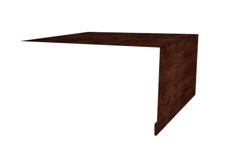Планка околооконная простая 250х50 Grand Line 0,45 Print Elite Cherry Wood TwinColor (3м)