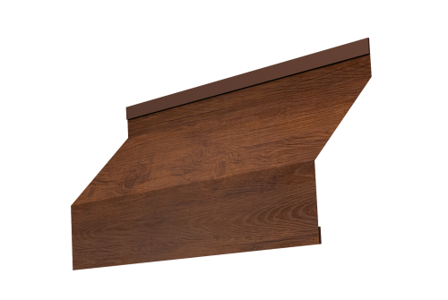 Ламель забора жалюзи Milan new Grand Line 0,45 Print Premium Golden Wood Fresh TwinColor