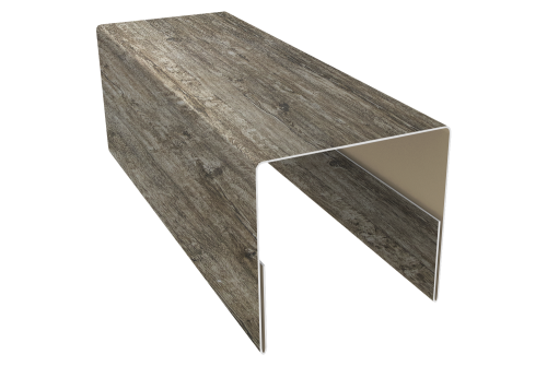 Планка П-образная заборная 20 Grand Line 0,45 Print Elite Nordic Wood TwinColor (3м)