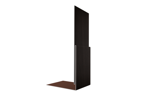 Планка приемная оконная Grand Line 0,45 Print Elite Coffee Wood TwinColor (3м)
