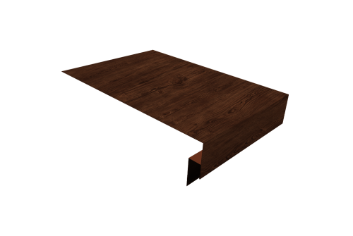 Планка околооконная сложная 300х50х18 (j-фаска) Grand Line 0,45 Print Elite Cherry Wood TwinColor (2м)
