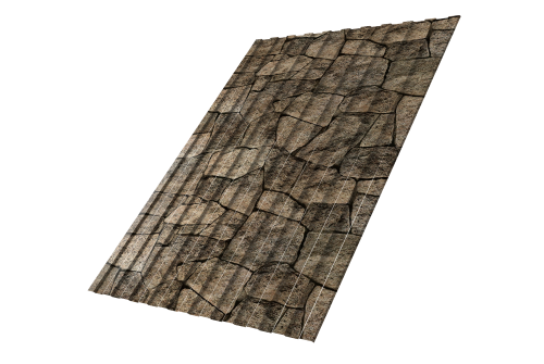 Профнастил С8A v01 Grand Line 0,45 Print Elite King Stone TwinColor