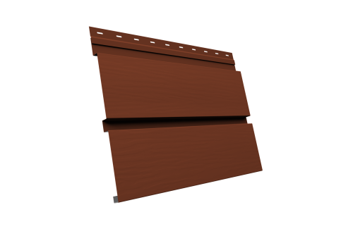 Квадро Брус 3D Grand Line 0,45 Drap TR с пленкой RAL 8004 терракота