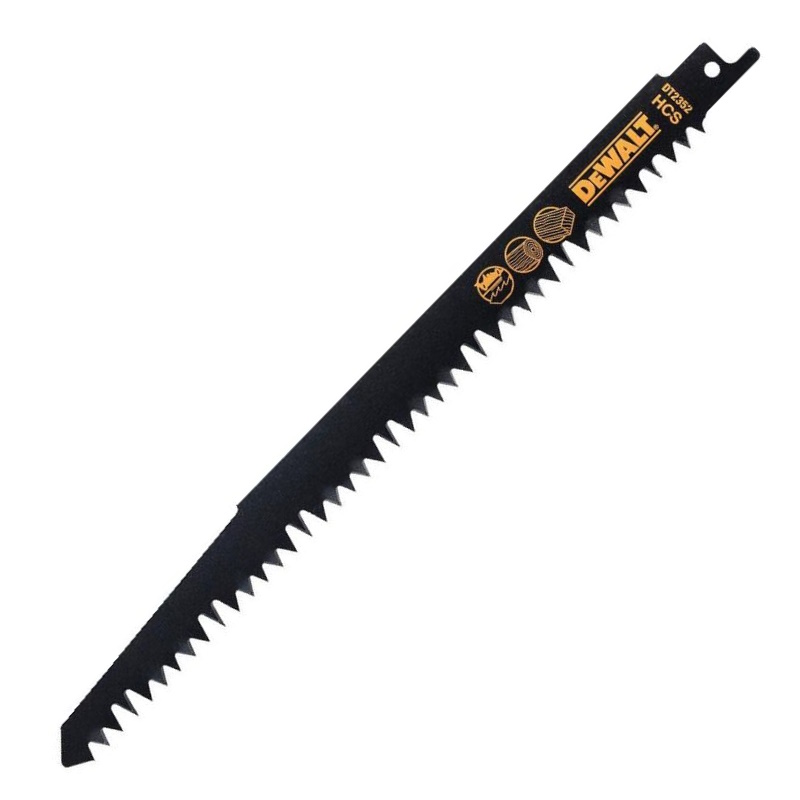 Полотна по сырой древесине для сабельной пилы DeWalt DT2352-QZ 230 мм (5 шт)