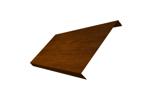 Ламель обратная 200 забора жалюзи Texas Grand Line 0,45 Print Premium Golden Wood Intense FTC