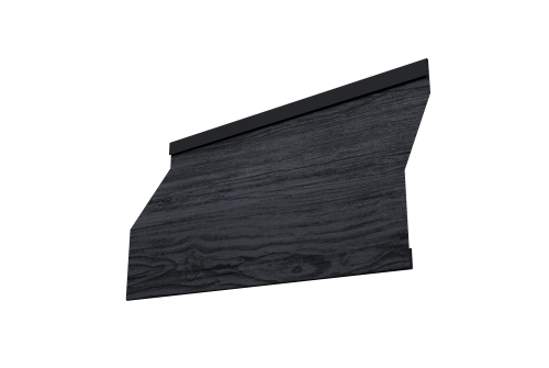 Ламель забора жалюзи Milan Slim Grand Line 0,45 Print Premium Grey Wood TwinColor