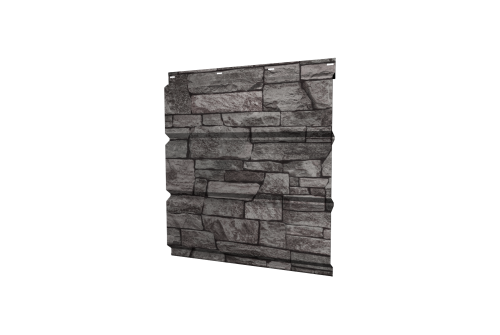 Софит металлический Классик Grand Line без перфорации 0,45 Print Elite с пленкой Fine Stone TwinColor