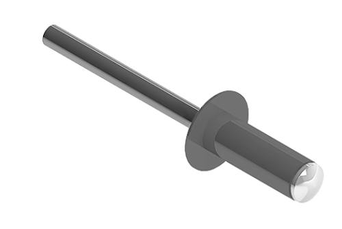 Заклёпка вытяжная Daxmer 4,8х21 (500шт) алюм/сталь (пакет)